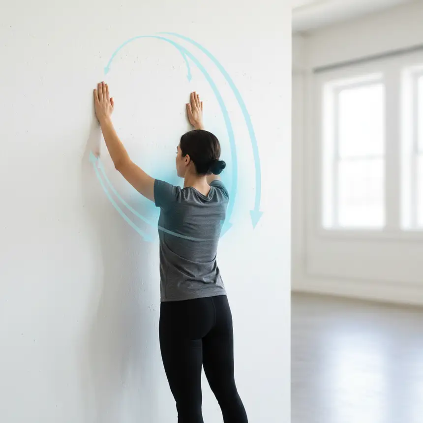 Mastering the 'Wall Angel' Exercise Step-by-Step