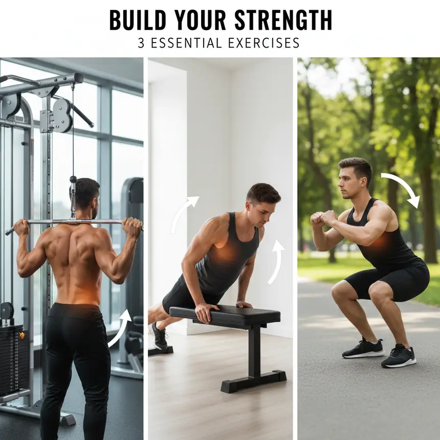 Essential Moves for Back, Chest, and Legs Explained