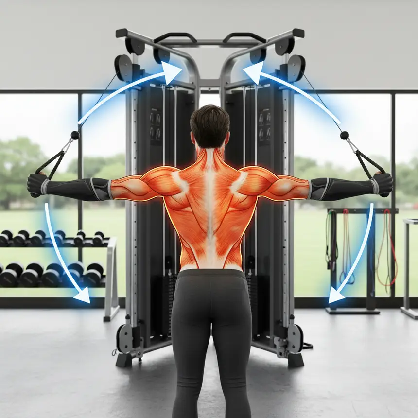 Three Key Cable Exercises for Isolated Rear Deltoid Activation