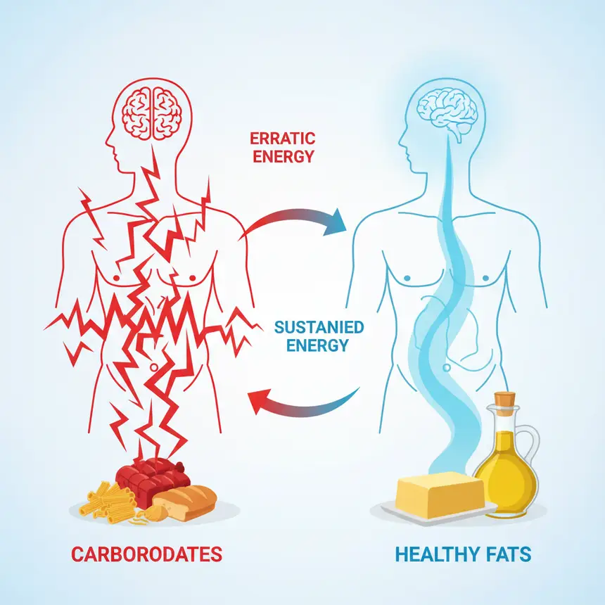 Sustained Energy from Healthy Fats