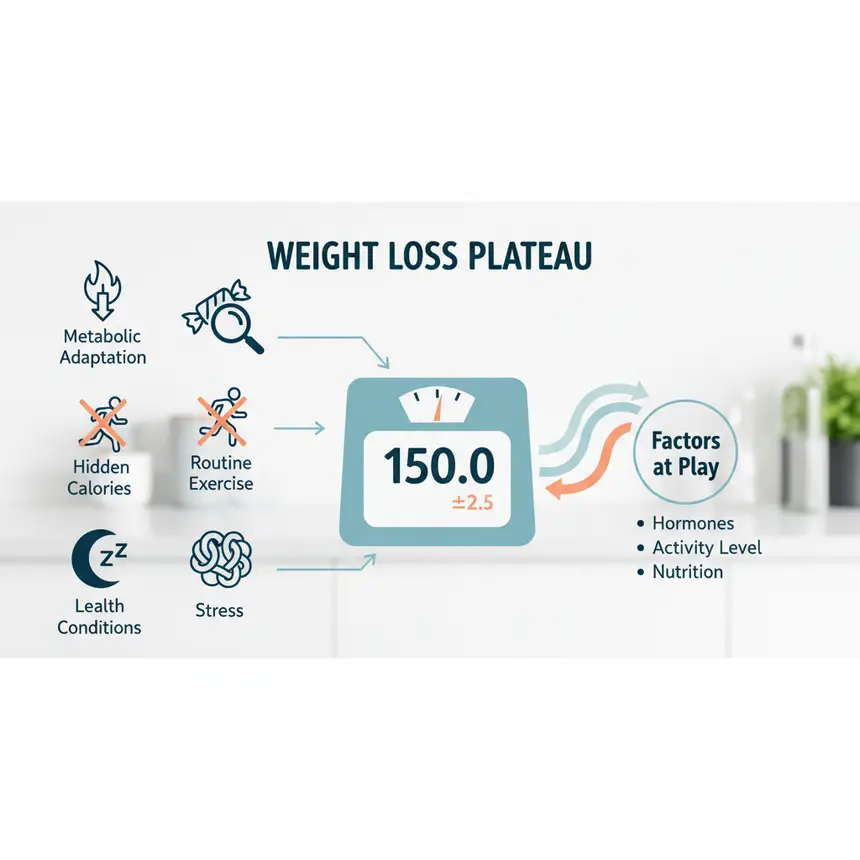Weight plateau causes chart