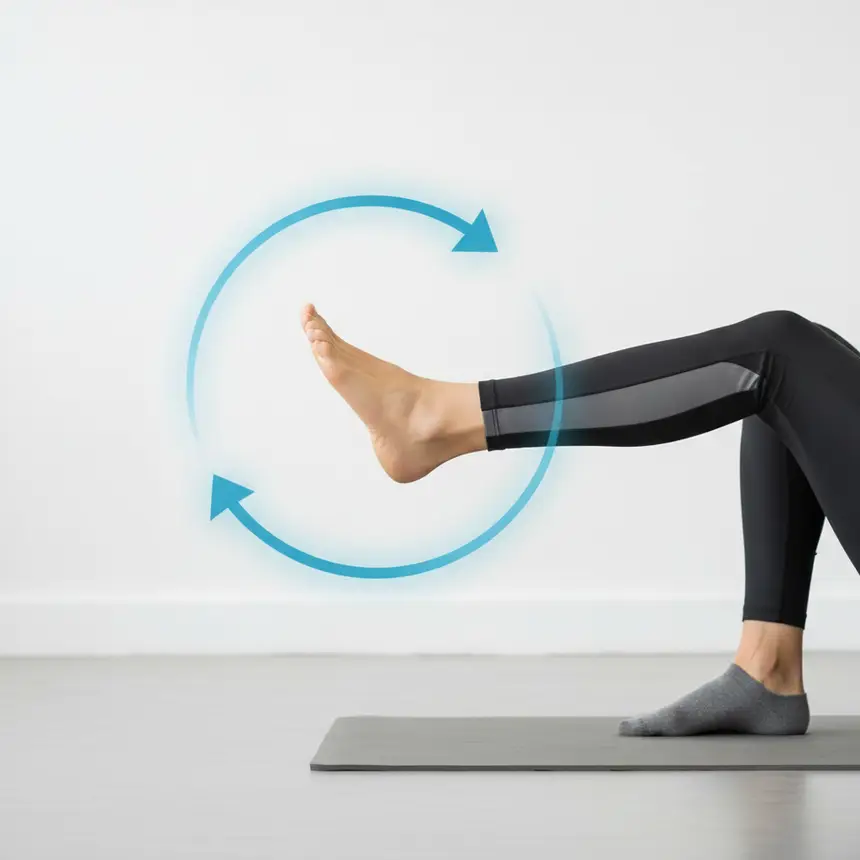 Ankle circles, ankle exercises