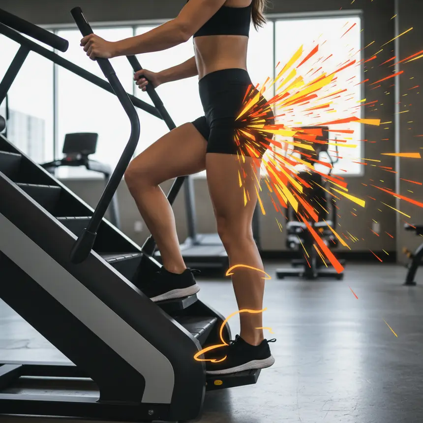 stair climber, cardio workout