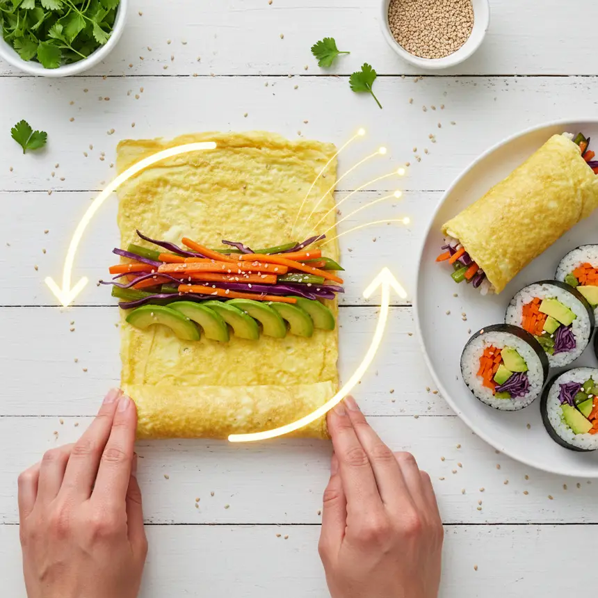 Low-carb kimbap ingredients