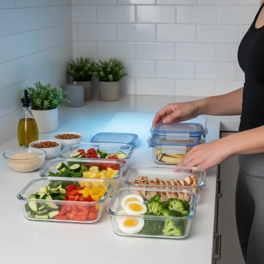 Meal prep healthy ingredients