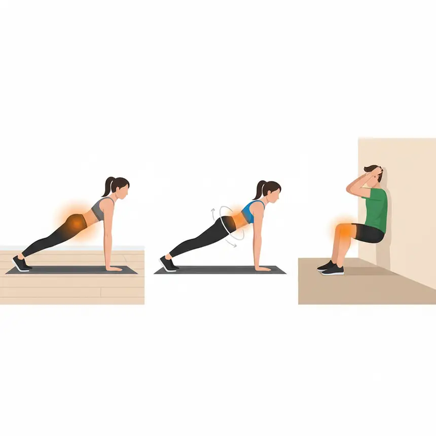 Core strengthening exercises demonstration