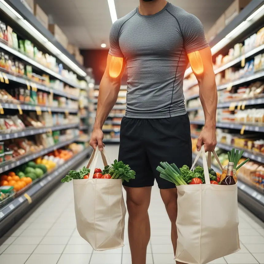 Grocery carrying exercise