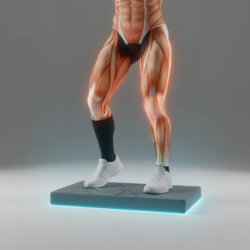 balance board exercise posture