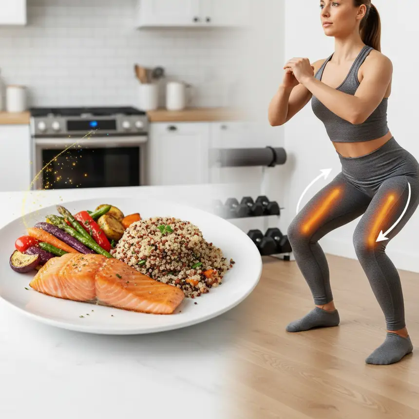 Balanced diet and exercise