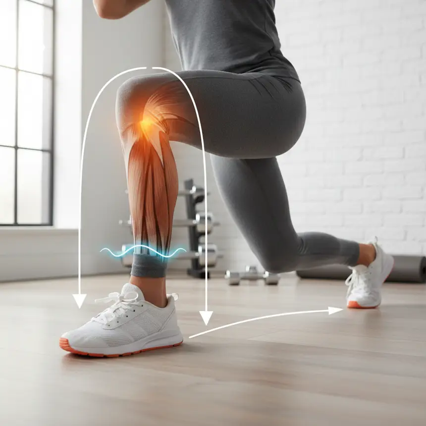 Lunge form correction