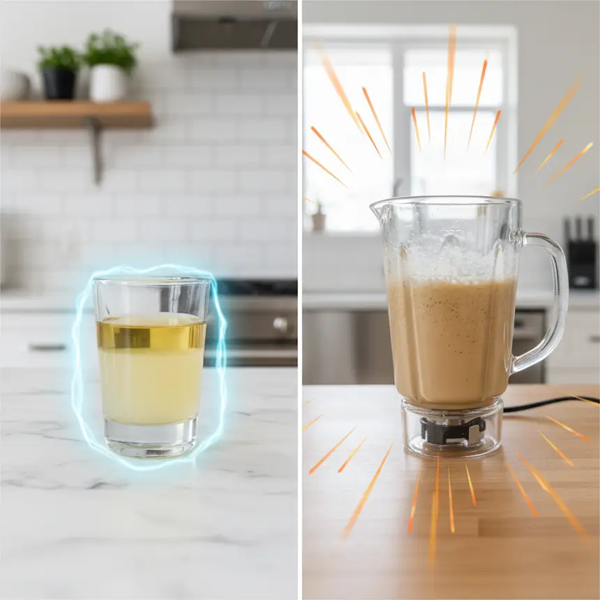 MCT oil lemon shot, bulletproof coffee recipe