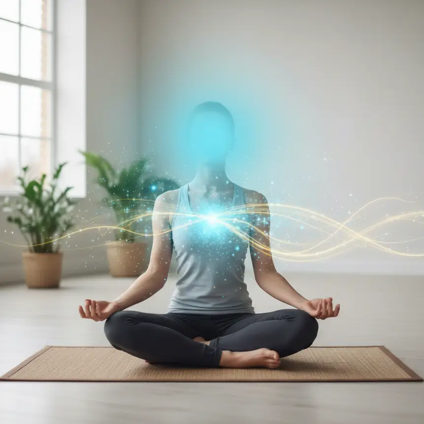 Consistent yoga practice, inner peace