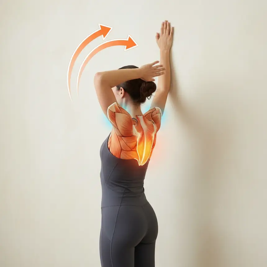 Wall Angel exercise