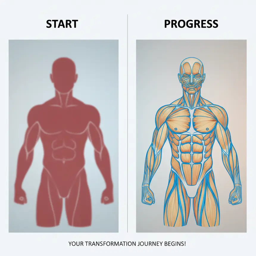 Muscle strength body transformation