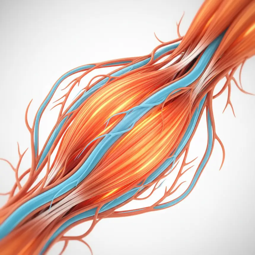 Muscle blood flow activation during warm-up.