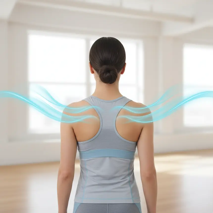 Posture correction benefits, healthy shoulders