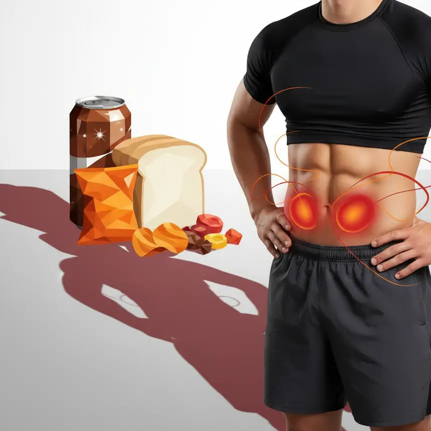 Visceral fat accumulation causes