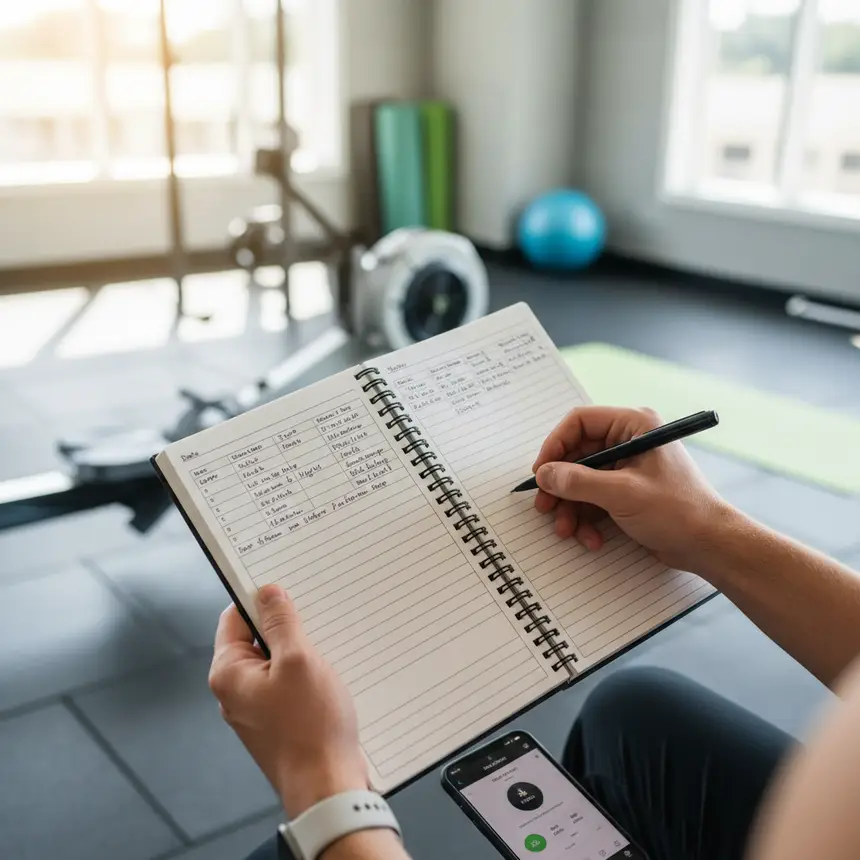 Exercise journal tracking