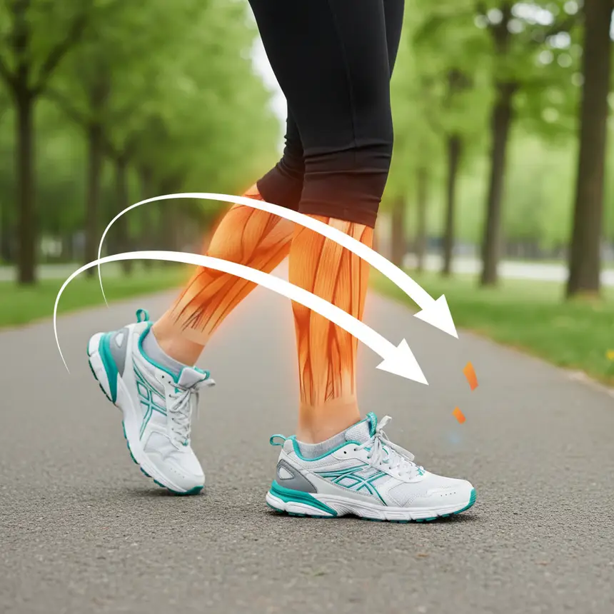 Correct walking technique