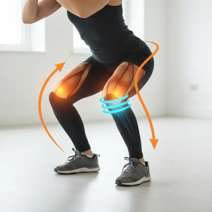 Squat exercise form