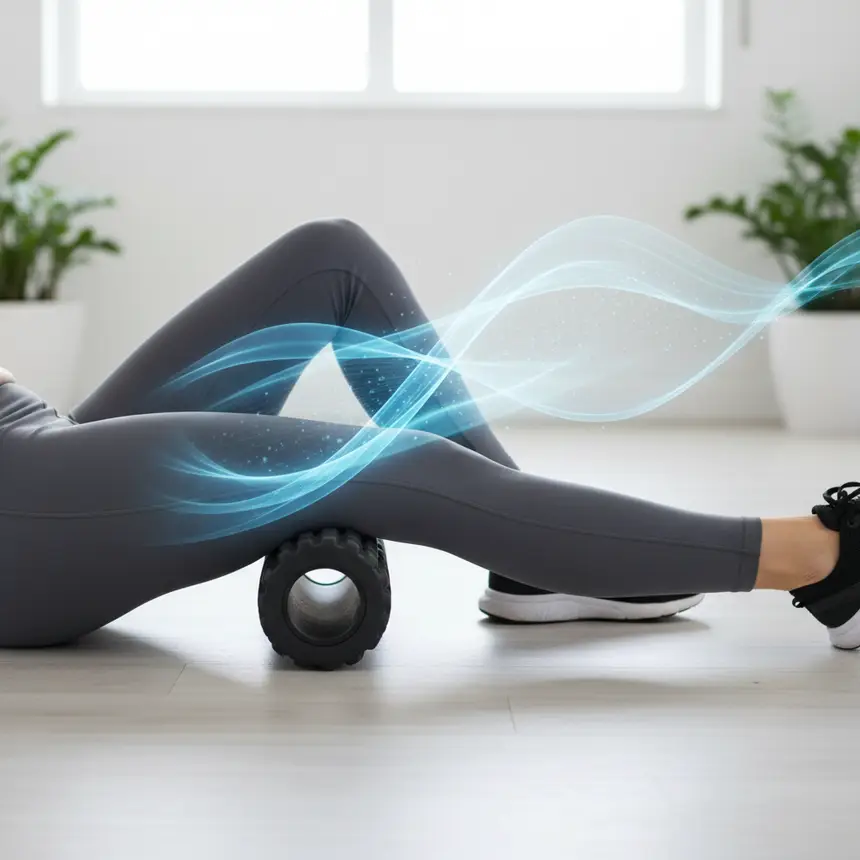 Foam rolling leg release