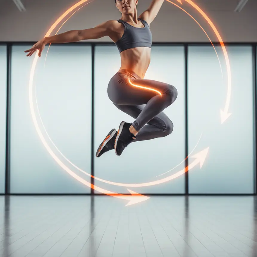 Dynamic dance moves, full body workout, muscle activation