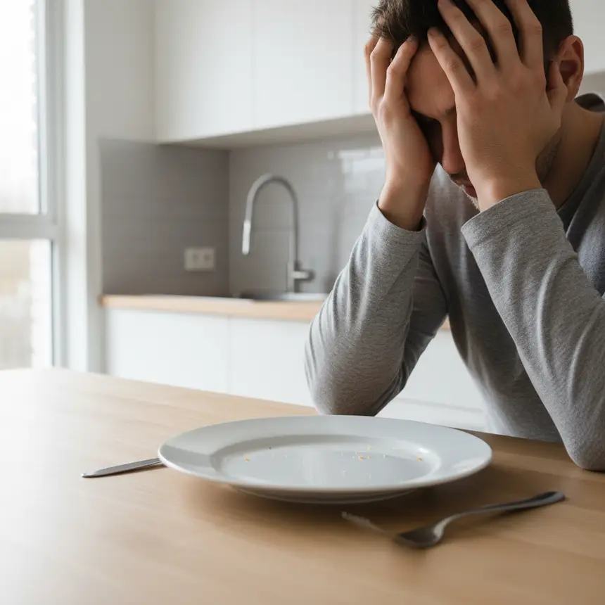 Diet struggles, meal planning issues, frustration