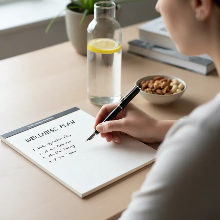 Meal tracking, healthy habits, water intake