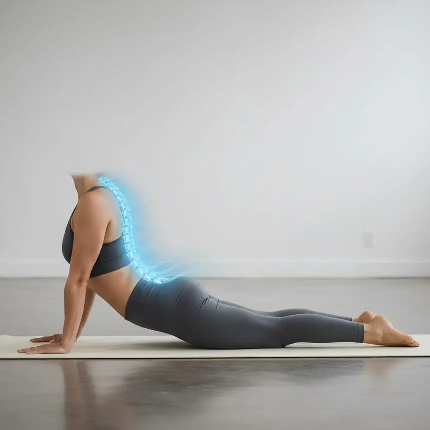 Cobra stretch muscle relaxation