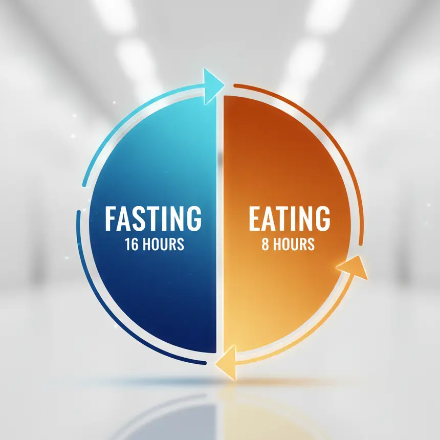 Intermittent fasting schedule, 16:8 method, maintaining fast