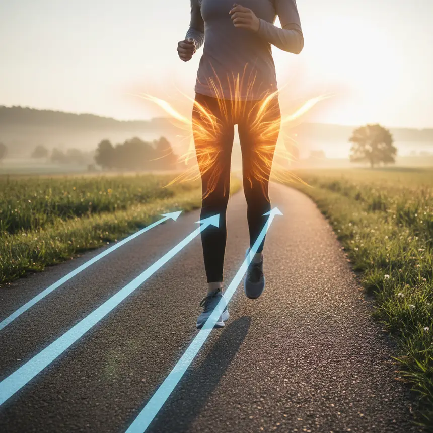 Low-intensity cardio, jogging, fat burning