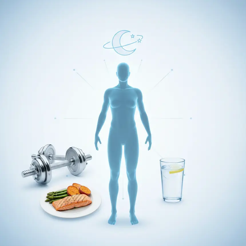 Healthy lifestyle elements for well-being