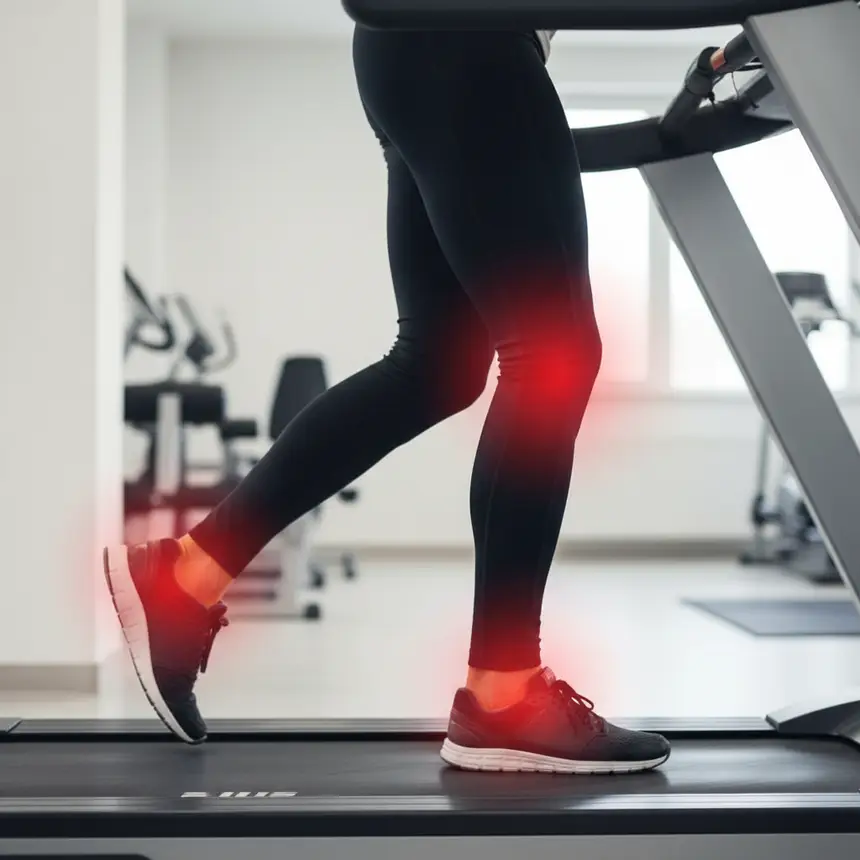Knee and ankle pain from walking