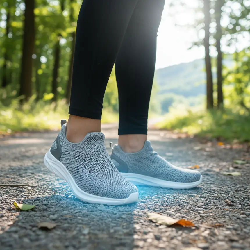 Walking shoes for a fresh start