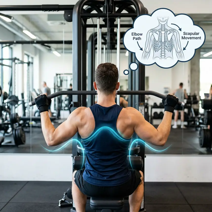Lat pulldown technique