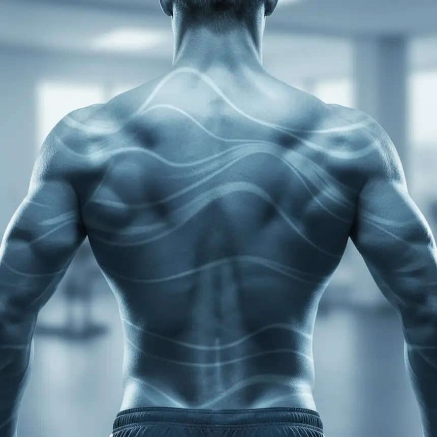 Strong back muscles