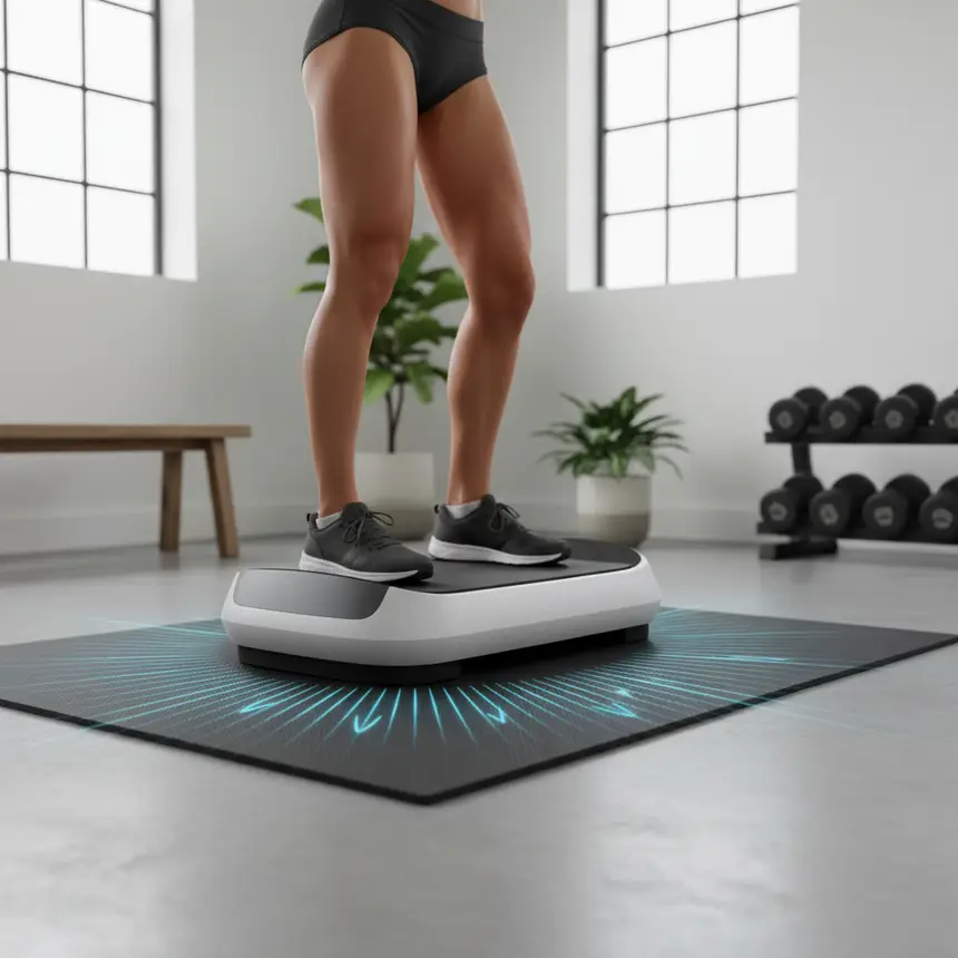 Quiet home workout space