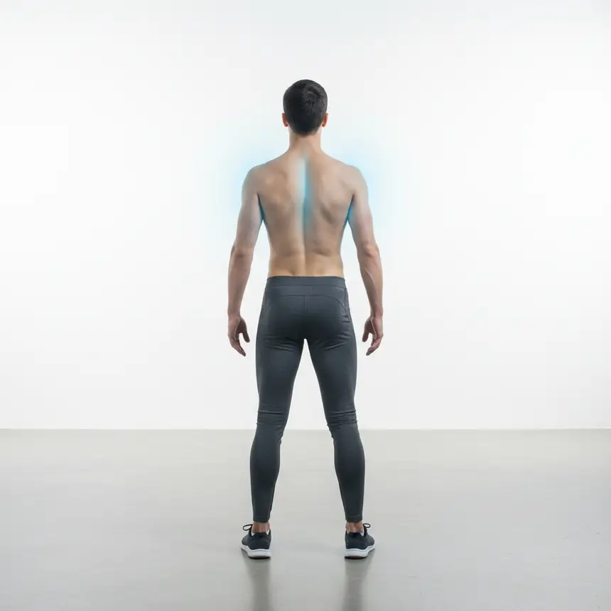 good posture, improved back line