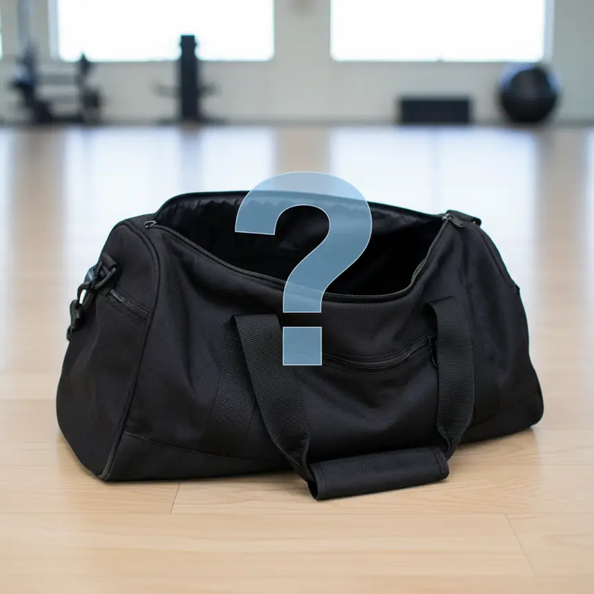 Questioning gym bag balance